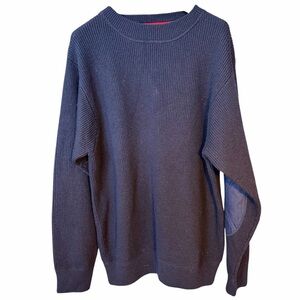 Pusser’s Sailing Gear Yachting Sweater 100% Wool Men’s XXL Navy